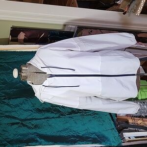 Under Armor White/Navy/Grey Jacket M